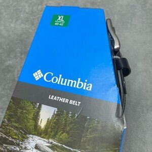 Columbia Leather Belt XL Fits Pant Size 40-42 Black Durable Everyday Wear a0029